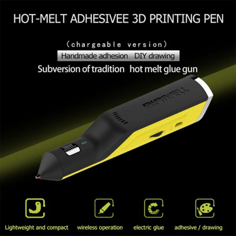 -100A Wireless Hot Melt Glue Pen USB Charging