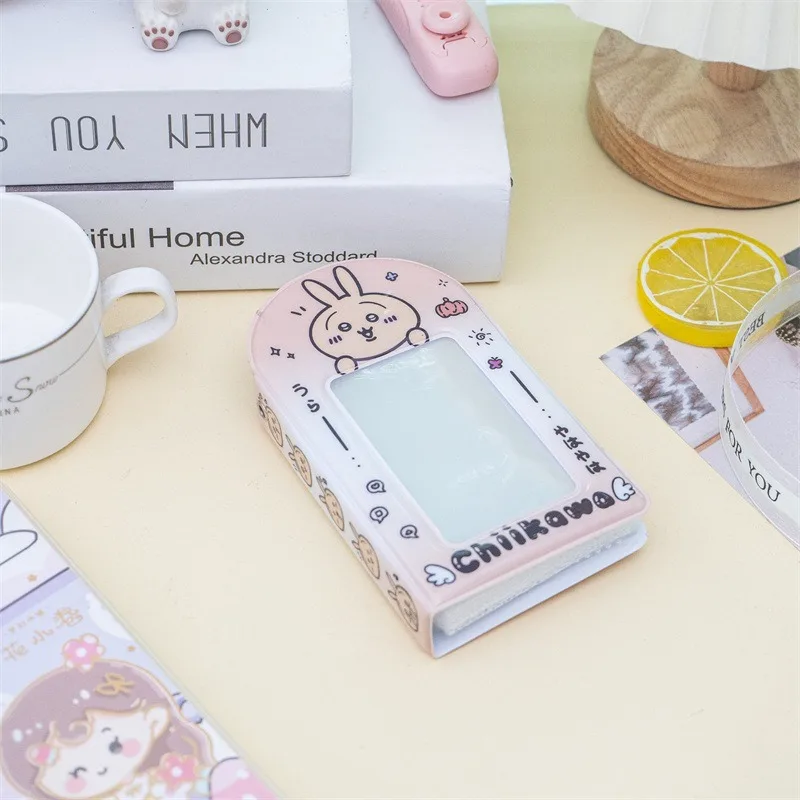 حار الكرتون تشيكاوا سلسلة ألبوم بطاقة الصور لطيف الإبداع ألبوم بطاقة حزمة بطاقة صغيرة تخزين دفتر الهدايا