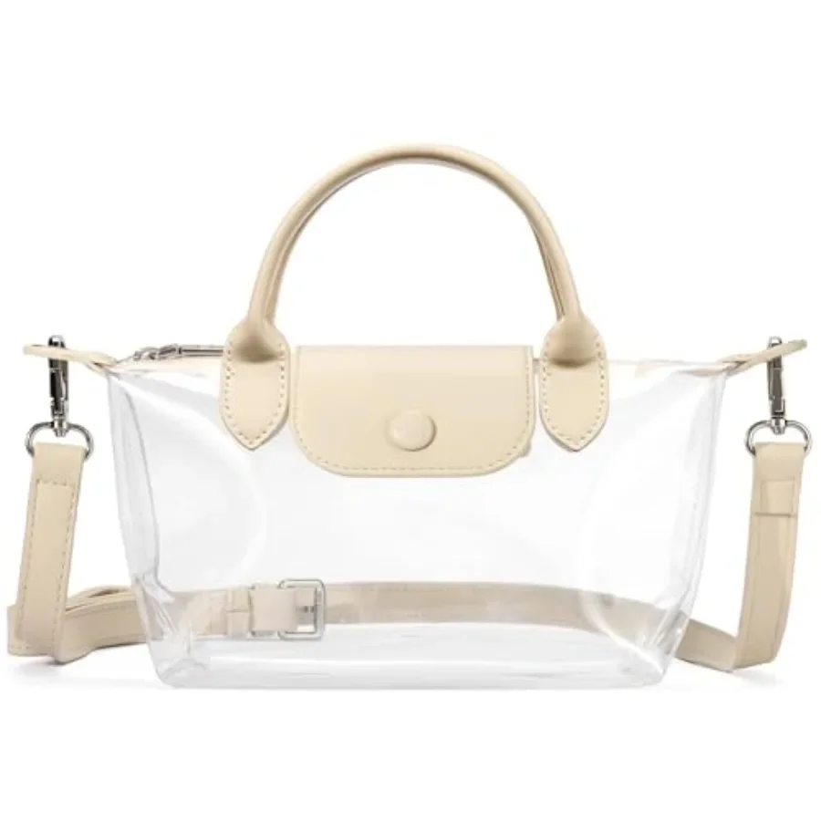 

BOSTANTEN Clear Bag for Stadium Approved Crossbody Purse Handbags for Concerts Sports Events