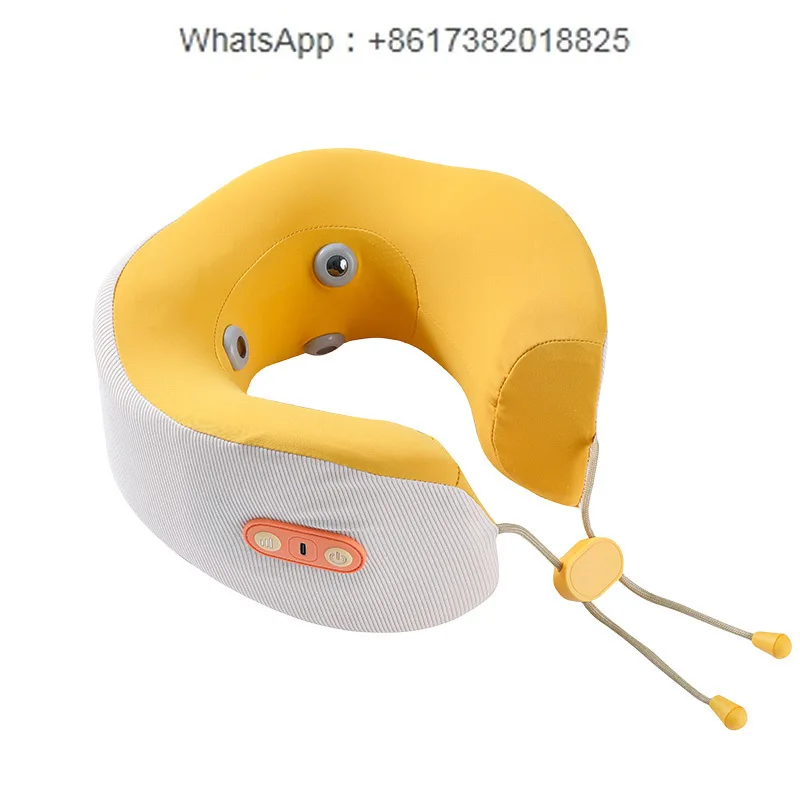 

Neck massager, graphene, cervical spine hot compress, rechargeable warm uterine slow rebound vibration massager