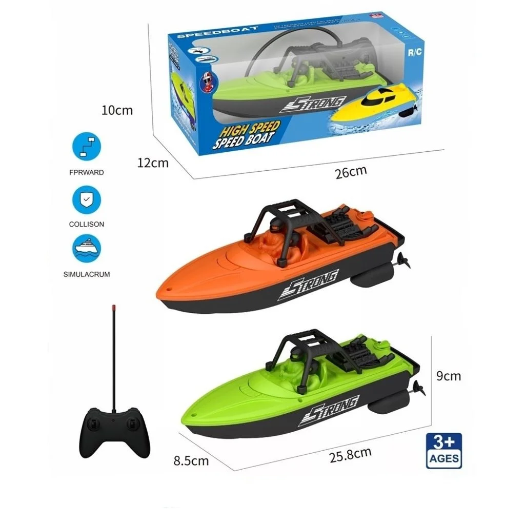 Mini barco rc barcos de controle remoto de alta velocidade modelo infantil racer de água barcos rc crianças meninos piscina ao ar livre brinquedos presentes para meninos adultos