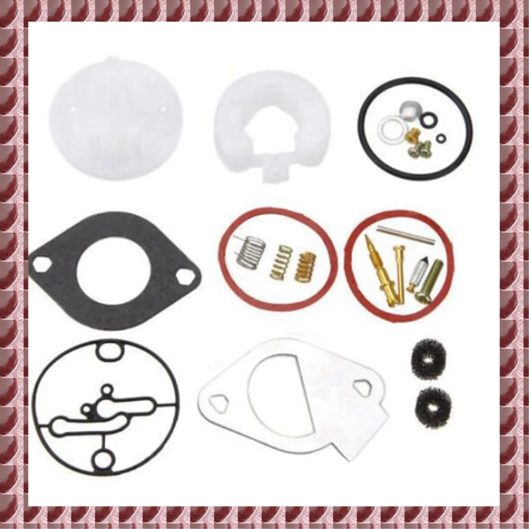 

A95G 3X Lawn Mower Carburetor Repair Kit Carb Rebuild Set For Briggs-Stratton 11HP-19HP Master Overhaul For Nikki Carbs