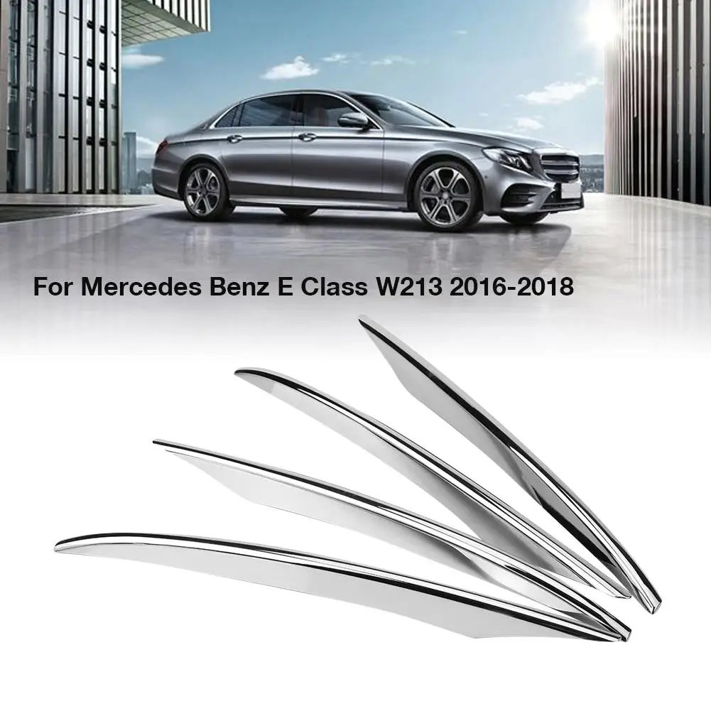 4 قطعة غطاء مصباح الضباب الأمامي للسيارة شريط تزيين لسيارة Mercedes benz E Class W213