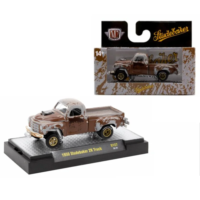 

M2 Machines 1:64 Scale Diecast Alloy 1950 Studebaker 2R Truck Toys Cars Model Classics Adult Gifts Souvenir Static Display