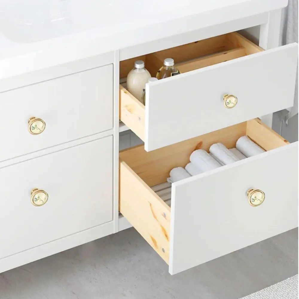 

Zinc Alloy Gold Kitchen Cabinet Handle Light Luxury Stylish Design European Style Cabinet Door Knob Elegant European Modern
