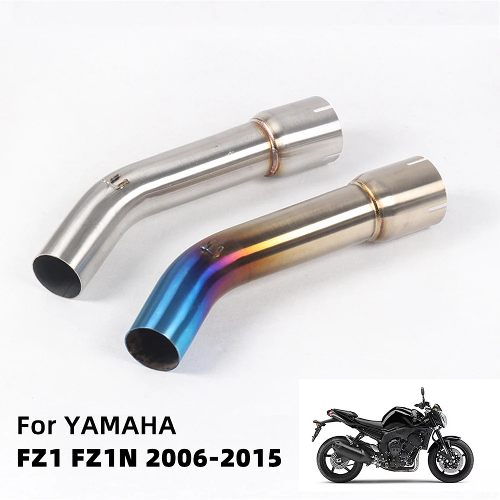 

For Yamaha Fazer FZ1 FZ1N FZ1000 FZ 1 1N 1000 Motorcycle Exhaust Middle Link Pipe Slip on Muffler Pipe Escape 2006 - 2015