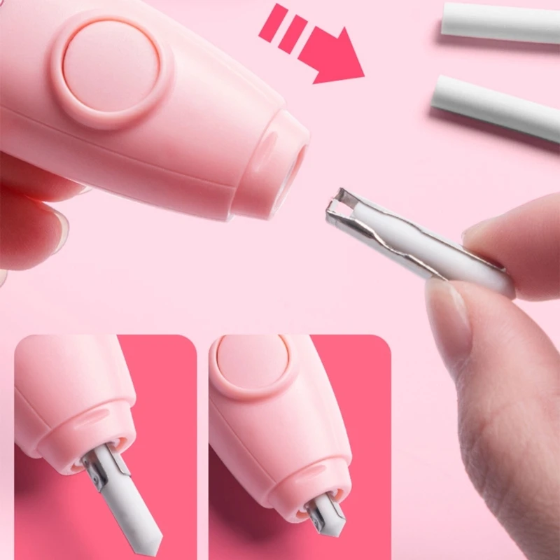 448f電気鉛筆消しゴム実用的な電気消しゴム学用品文房具ギフト