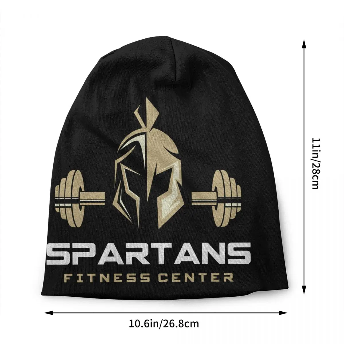 GYM Spartan Fitness Skullies Beanies Caps Unisex Winter Warm Knitting Hat Men Women Hip Hop Adult Bonnet Hats Outdoor Ski Cap