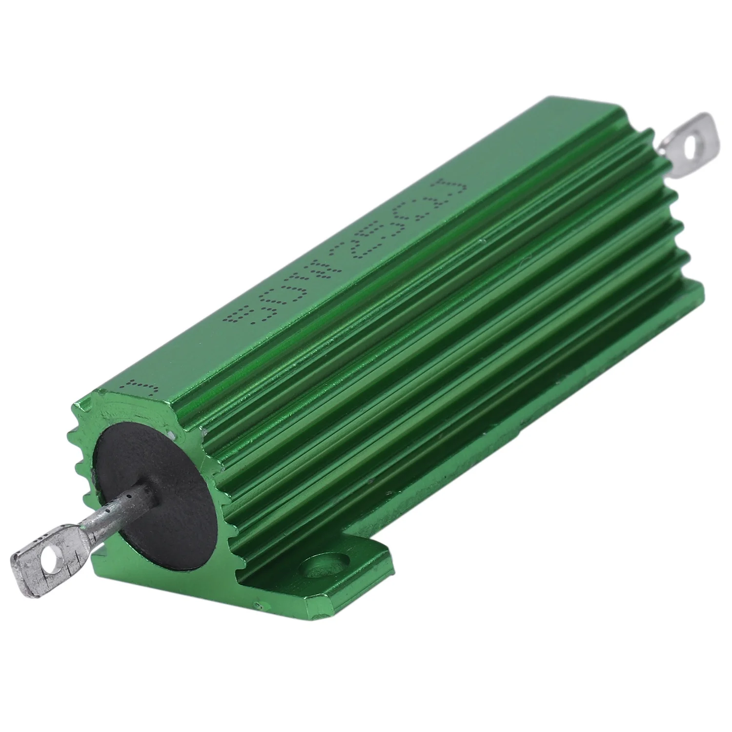 เคสอลูมิเนียม50W 25 OHM ตัวต้านทานแบบลวดติดแชสซีสีเขียว