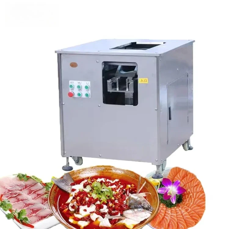 Carp Fish Pieces Cutting Machine Fish Fillet Machine Salmon Slicing Cutter Machine For Sale