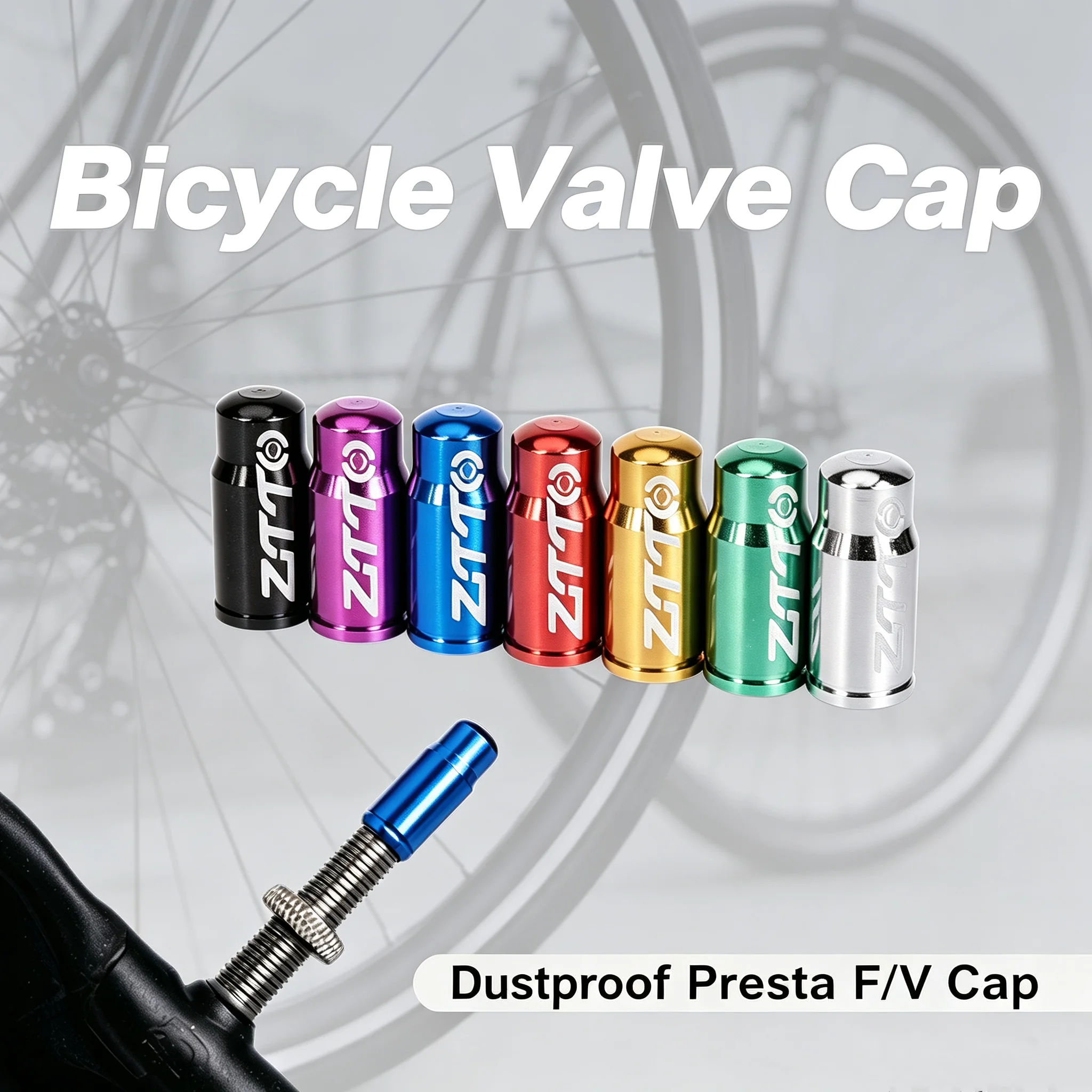 MTB Mountain Bicycle Presta Valve Caps F/V Protector For Road Bike French Tyre F/V Inner Tube Tire Dustproof Cover