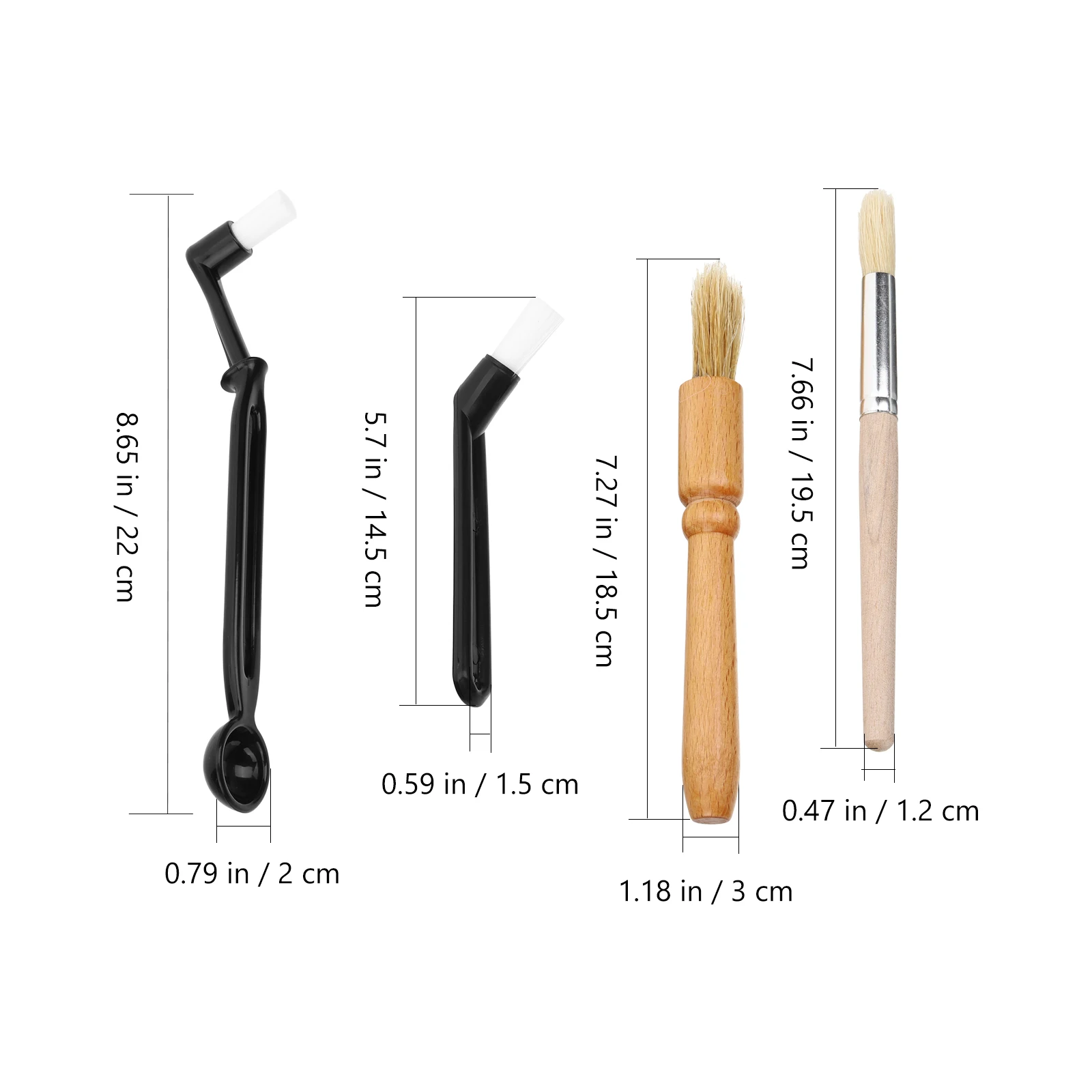 

Machine Cleaning Long Handle Fine Bristles For Grinder Espresso Maker Coffee Powder Tool Household Use Kitchen Bar Accessories