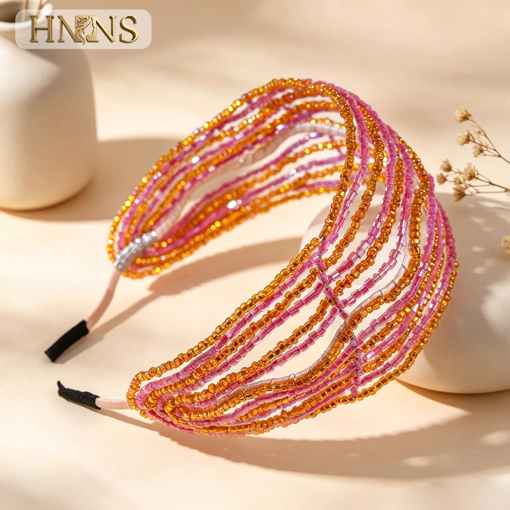 YouLaPan Multi Layered Crystal Beaded Headband Luxury Wedding Bridal Hair Accessories Fashion Women Party Prom Headwear A302