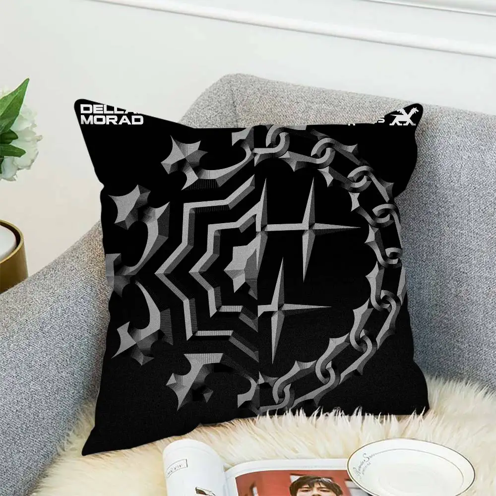 D-Dellafuente Pillow Case Album Case Sofa Decorative Home Double-sided Printing Short Plush Cute Cushion Cover