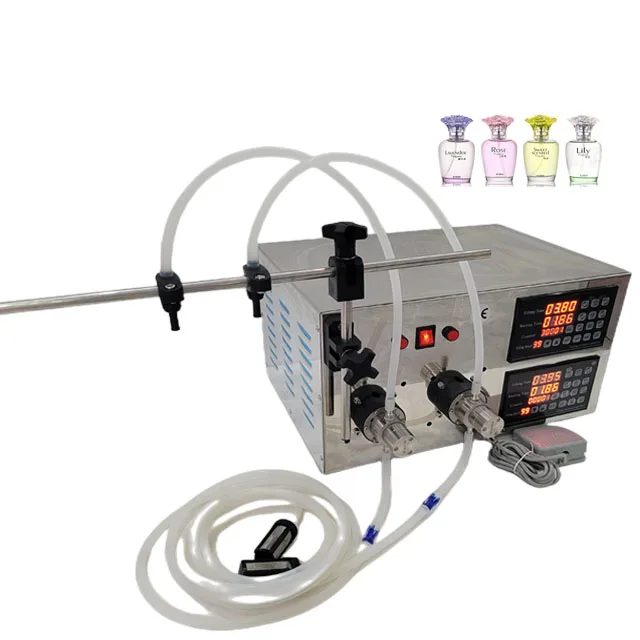 Price Electric Controlled Magnetic Pump Shampoo/Perfume Filling Machine/Hot Selling High Quality Double Head Filling Machine