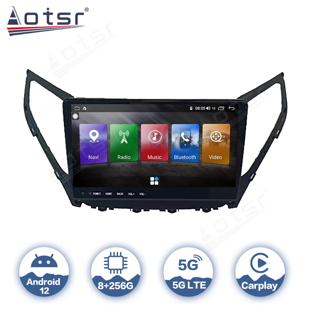 For Hyundai Azera Grandeur HG I55 2011+ Android Radio Central Multimedia Player Car Auto GPS Navigation CarPlay AutoRadio 8+256G