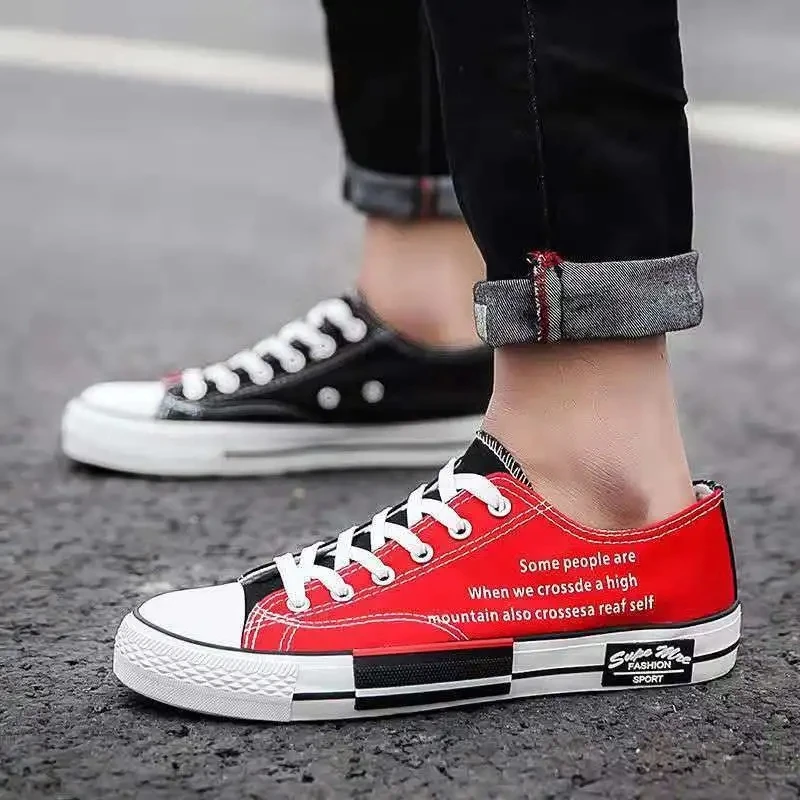 Zapatillas de plataforma con letras de diseñador para mujer, zapatos Harajuku de alta calidad, vulcanizados con cordones, novedad de 2021