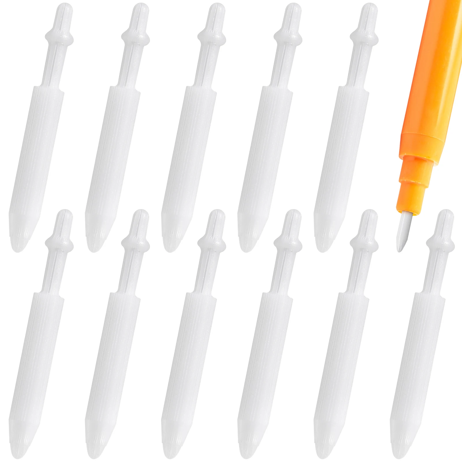 

50pcs Marker Nibs Replacement 0.7mm Nylon Paint Pen Points Portable Classroom Accessories Supplies Writing Tools
