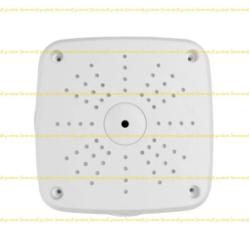 R1WD Square Plastic Junction Box with Invisible Wire Routing Impact Resistant Case for CCTV Mounts Enhances Aesthetic Durability
