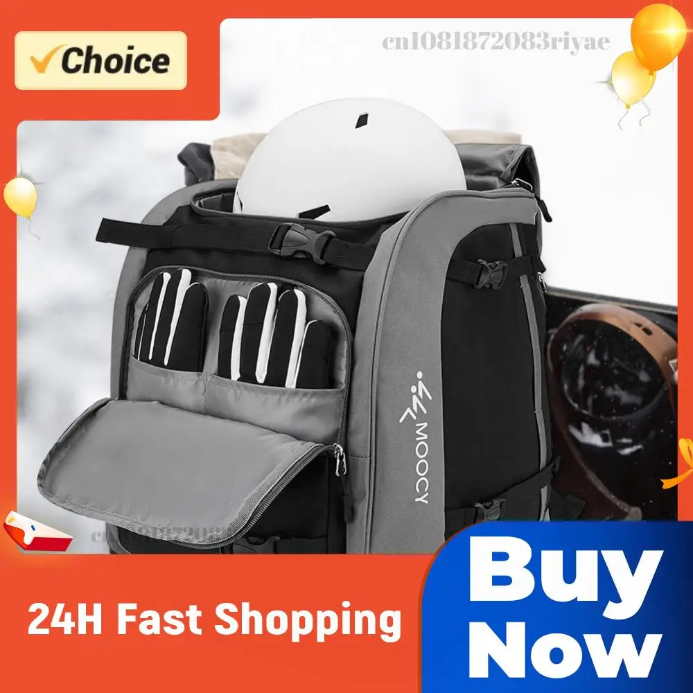 

Рюкзак для шлема и одежды 65 л, унисекс, с регулируемым карманом для шлема, водонепроницаемая сумка для хранения обуви и одежды, для походов и альпинизма