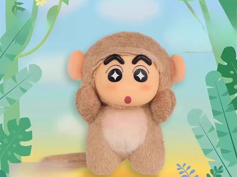 Crayon Shin chan grande queue série vinyle poupée en peluche pendentif poupée mignonne jeu à la mode boîte aveugle modèle jouet Collection poupée cadeaux