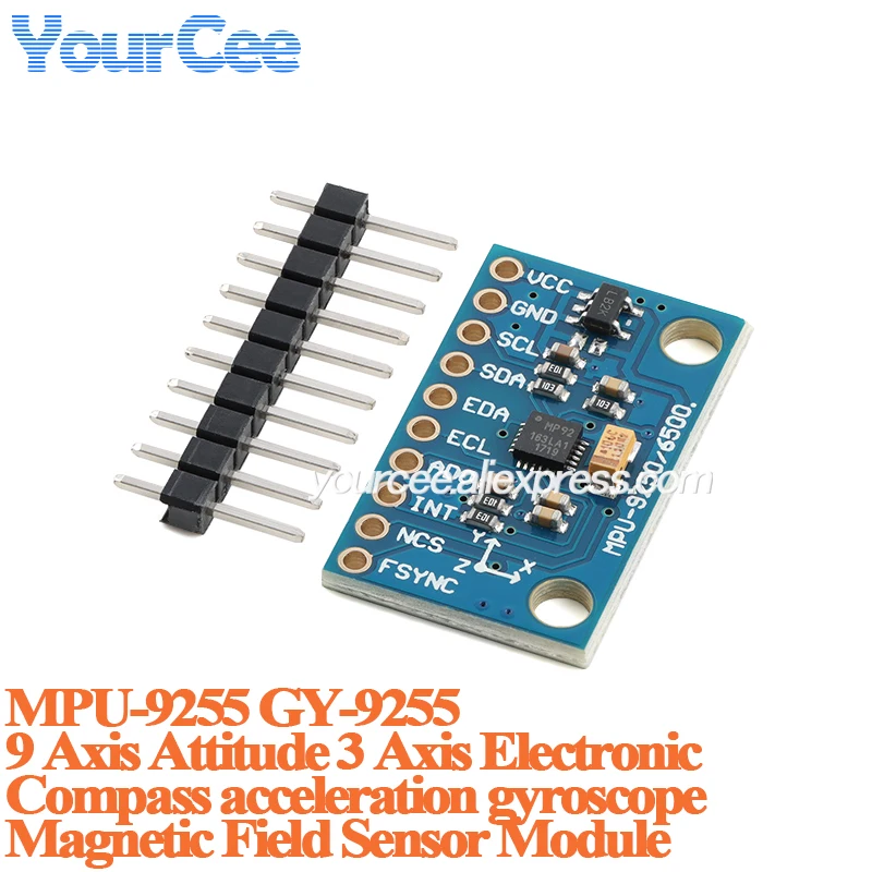 GY-26 Electronic Compass Sensor For GPS Navigation GY-271M GY-271 GY-273 QMC5883P HMC5883 MPU-9255 Electronic Compass Module