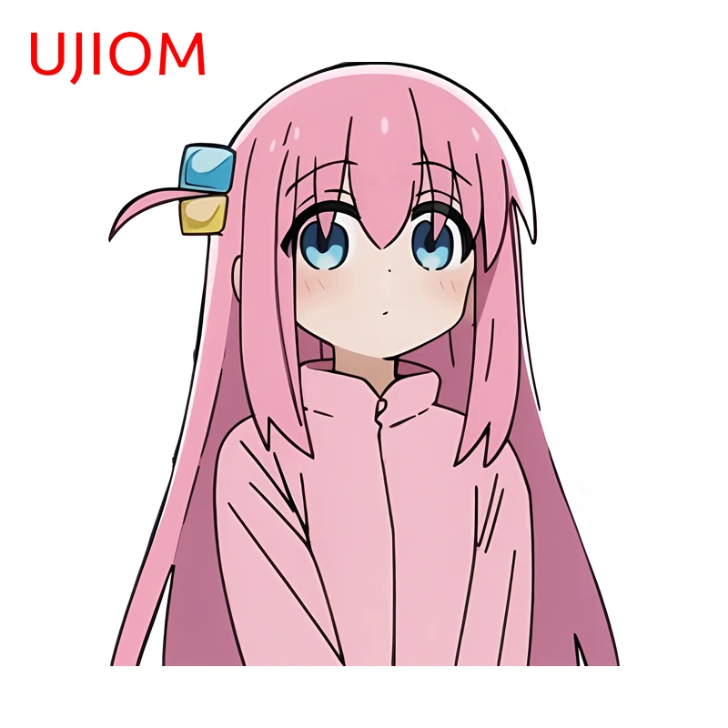 UJIOM Beautiful Girl Gotoh Hitori Wall Sticker Enchanting Tendy Unique Scratch Proof Picture Decal Kitchen Cupboard Decor