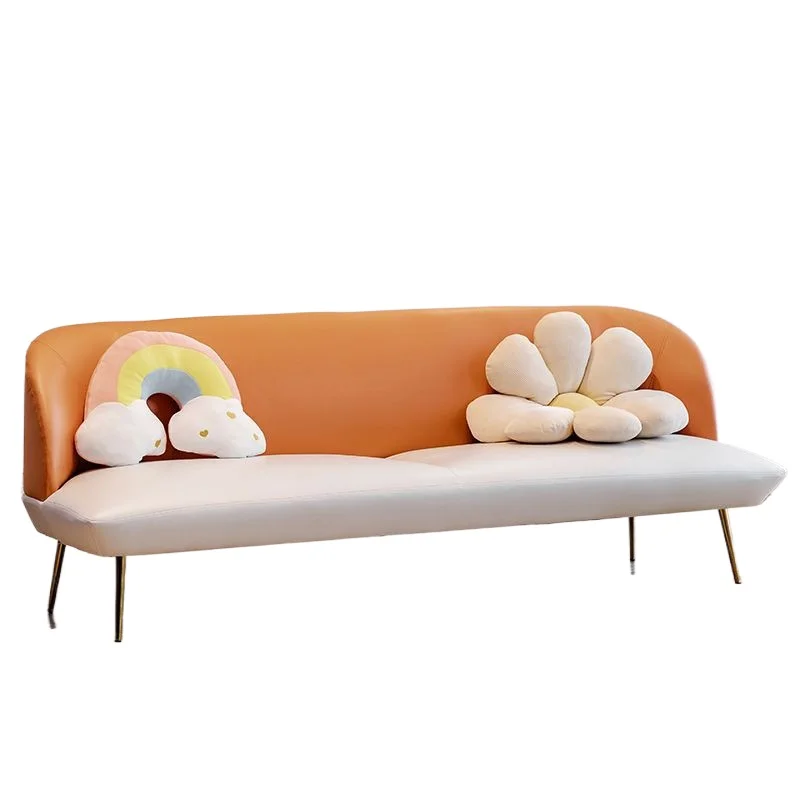 Modern light luxury technology cloth sofa Nordic small apartment simple apartment Internet celebrity clothing store rest area