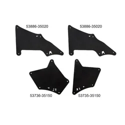 NEW 53735-35150 Splash Shield Fender Liners For Toyota Land Cruiser Prado Lexus 2003-2020 Apron Seal Mud Flaps Guards W/Clips