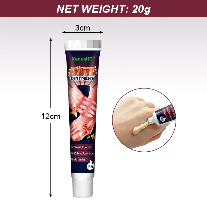 1Pcs Bunion Treatment Cream Gout Pain Relieve Joint Bone Toe Valgus Straightener Corrector Orthopedics Arthritis Herb Cream G043