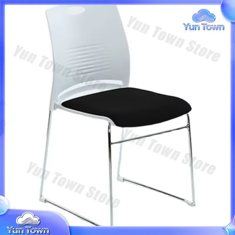 Solid Steel Training Chair for Office Meeting Room Ergonomic Computer Chair with Back Support for Home Mahjong Table and