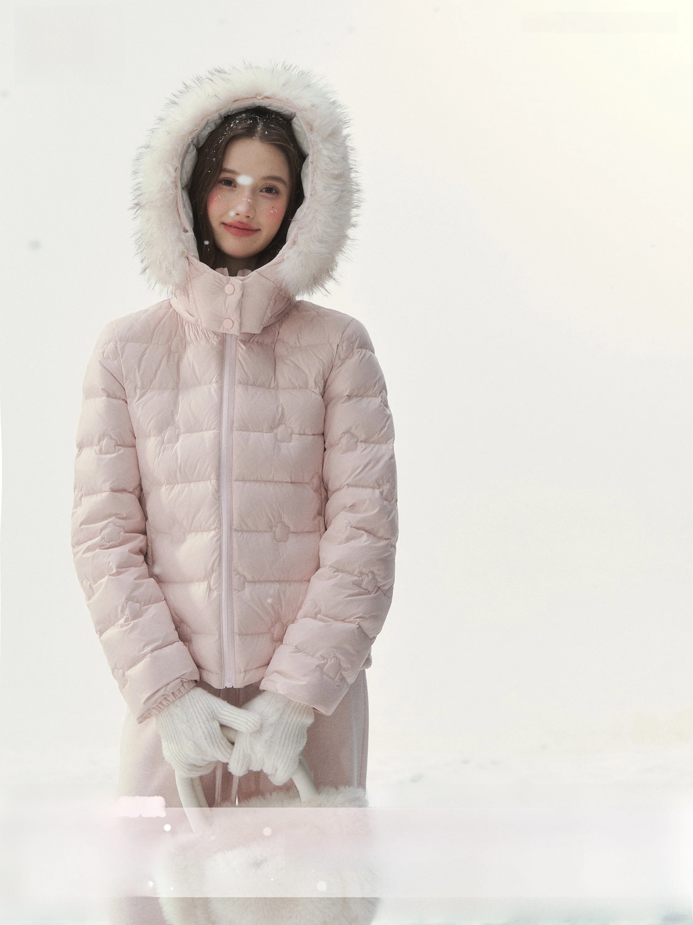 

Куртка-пуховик SunsetPark Sweet Dr Emed Du с дизайном Rib Bone, из нейлоновой ткани, 90% белого пуха, теплая, длинная, с длинными рукавами