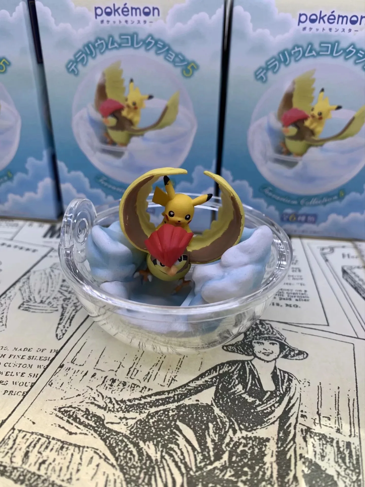 Anime Pokemon Pikachu Rapidash Suicune Espeon Ampharos Chikorita PVC Action Figure Game Statue Collectible Model Kids Toys Doll view 3