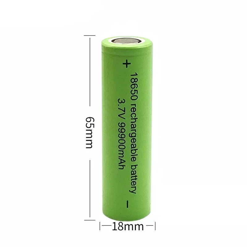 original 2024 hot selling 18650 battery lithium-ion 3.7V 99900mah for microphone computer Rechargeable battery