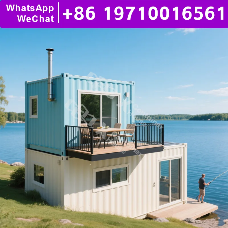 

Flat Pack Home Prefab Homes Fabricated Homes Double Shipping Container Home Readymade Homes Ecological Restaurant Prefab Homes