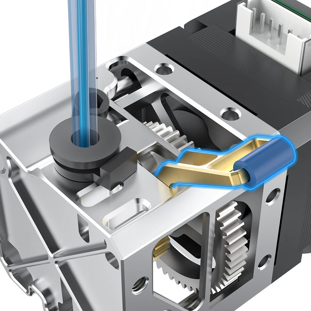 Imagem -02 - Extrusora Direta Dual Gear Higher Flow Hotend Impressora 3d Peças Extrusora para b1 bx Ender3 Voron2.4 Atualização Biqu-h2 V2x