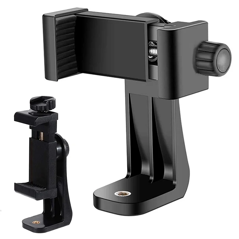 360 graus de telefone móvel clipe universal tripé montagem com 1/4 parafuso suporte do telefone celular mesa tripé adaptador acessórios para iphone