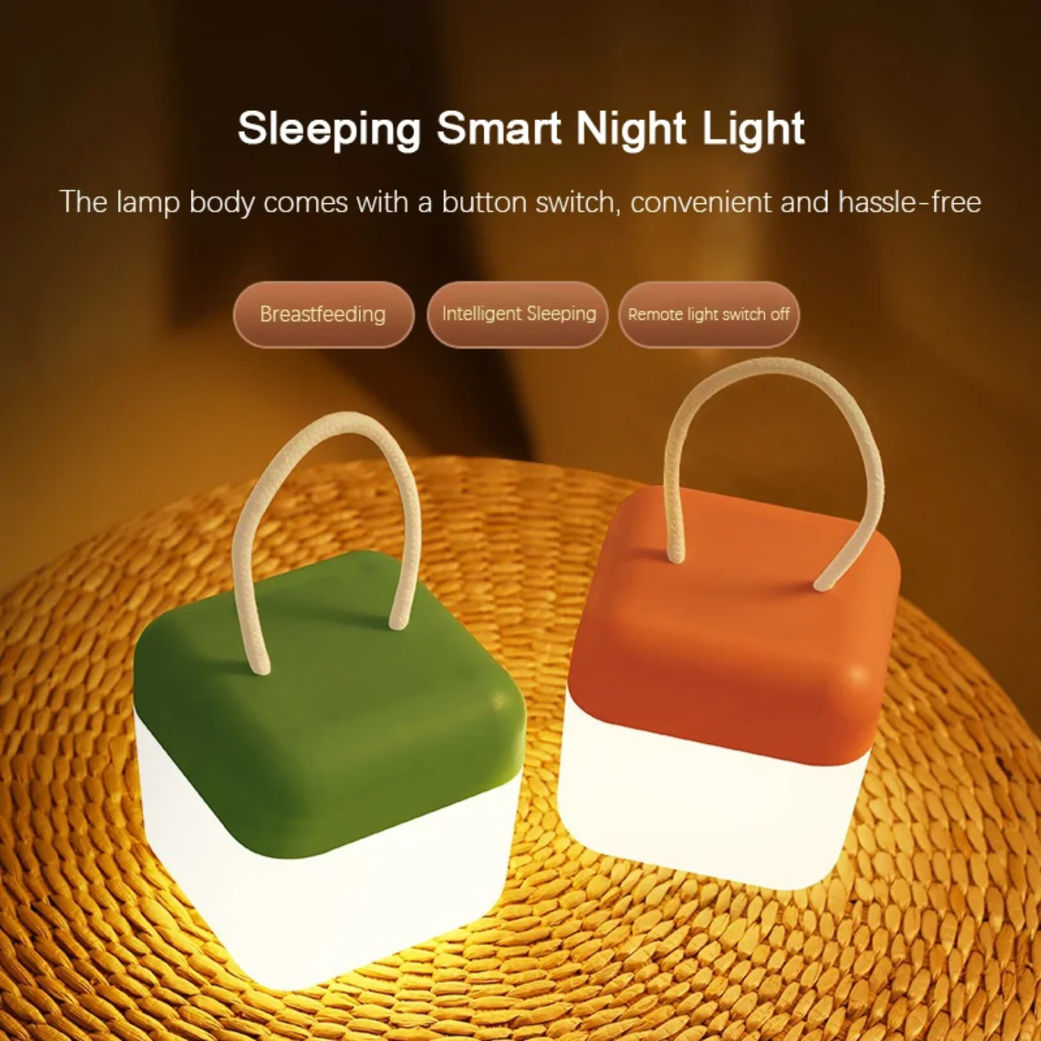 

Night Light USB Charging Lamp Night Feeding Lights Human Control Light Bedroom Bedside Table Lighting