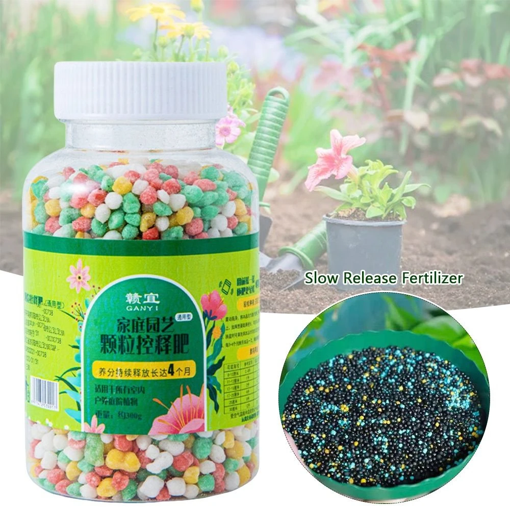 300g Particles Slow Release Fertilizer Flowers Growing Plant Universal Fertilizer Mineral Source Prevent Particles Activator