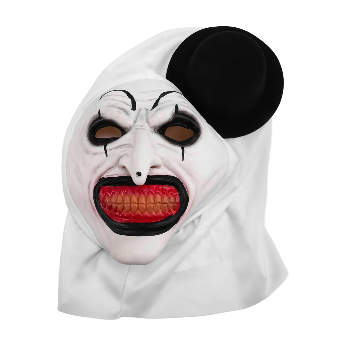 Halloween Cover Halloween Terriifier Masker Killer Clown Masker Eng Joker Kostuum Halloween Horror Griezelig Masker voor Volwassen Mannen Vrouwen