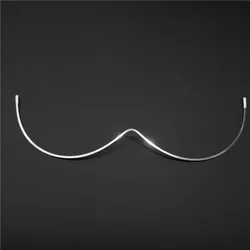 6PCS/lot Shaping Underwires for Bra Making Supply Lingerie Shaper Bustier Bust Buxom Flat W-Shape Wire