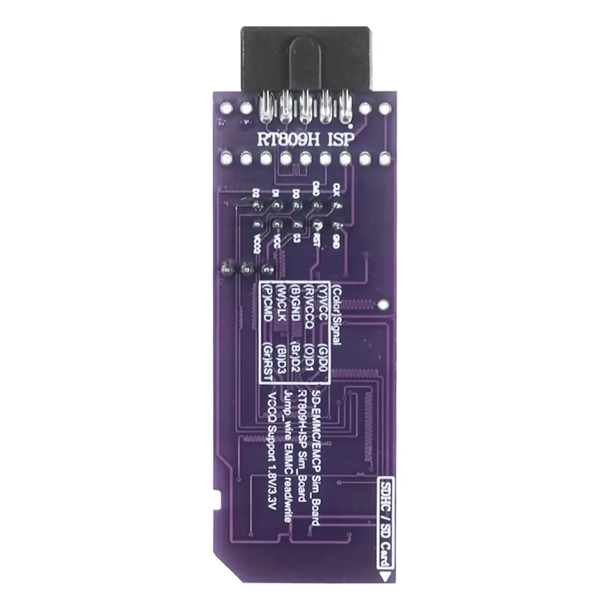 BGA153/169 + ISP Simple Reading and Writing Board SD-EMMC 8bit 1.8V RT809H-ISP Detachable Flywire Adapter Board