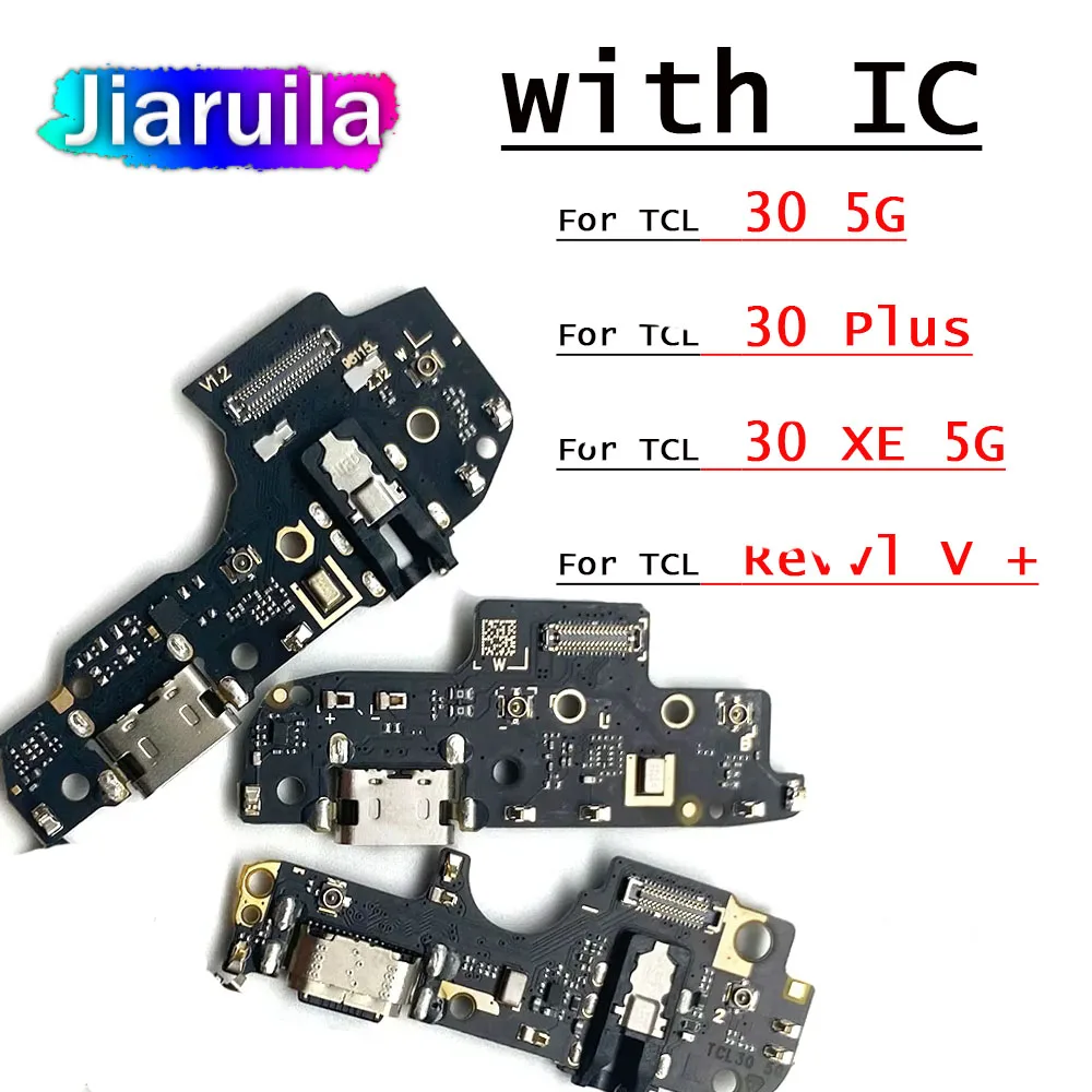 

10 шт. USB-порт для зарядного устройства, док-разъем, плата зарядки, гибкий кабель для TCL 30 5G 30 Plus 30 XE 5G Plex T780 Revvl 5G