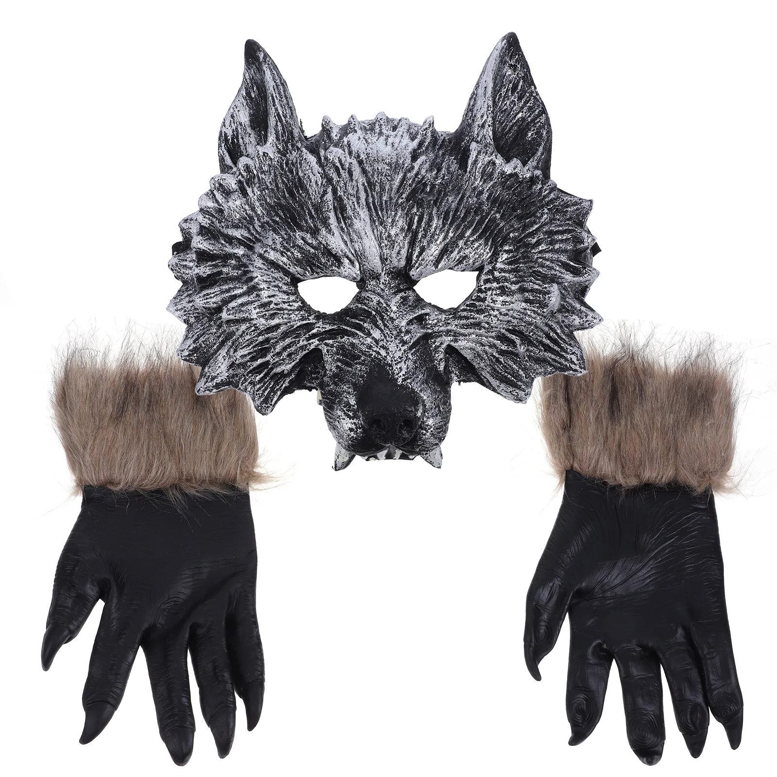 

Mask Glove Combination Costume Halloween Decorations Gloves Scary Mittens