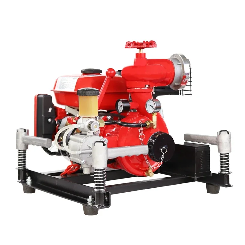 Quality Lifan gasoline engine portable fire fighting centrifugal water pump