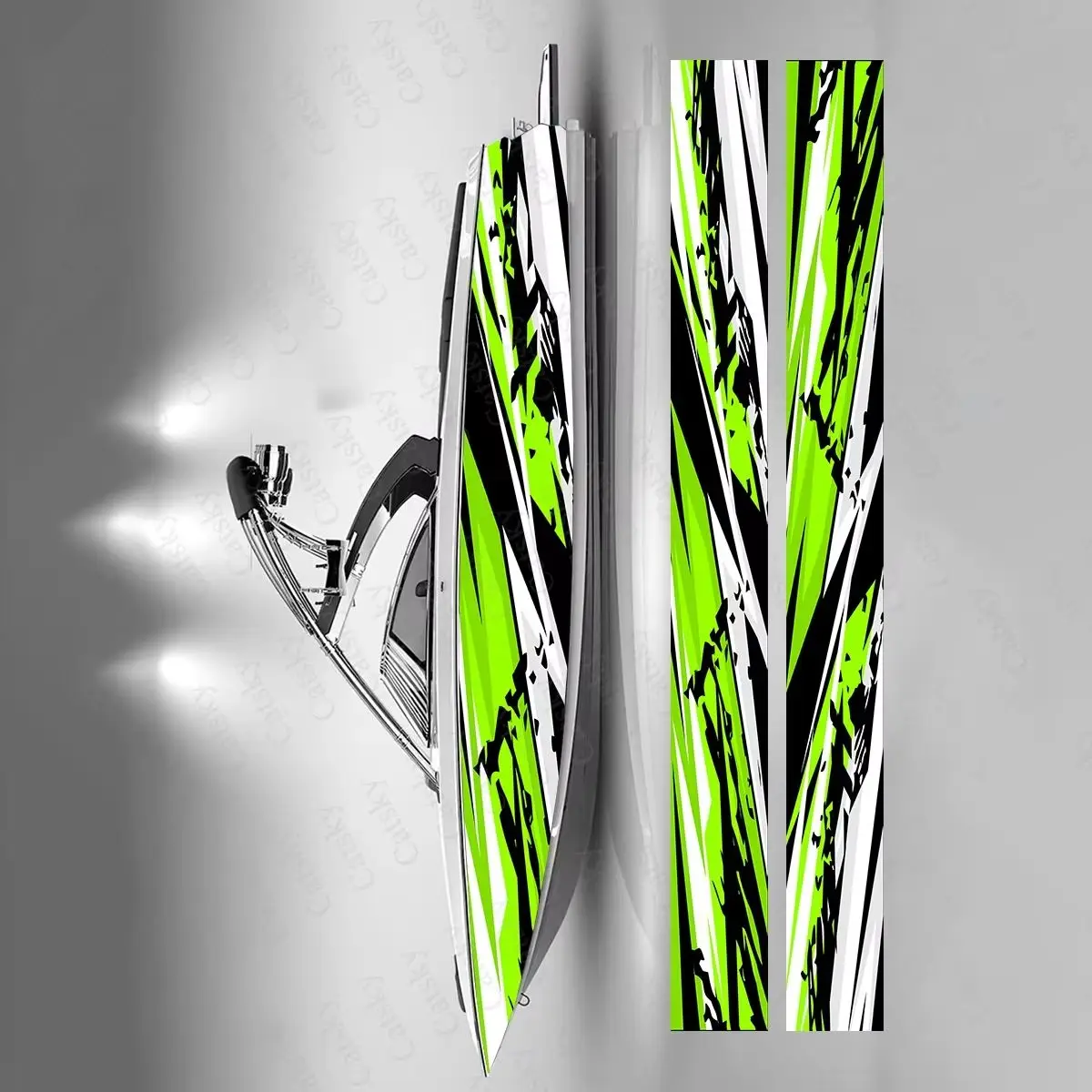 

Абстрактные граффити, наклейка на лодку, модная наклейка на рыбную лодку, виниловая водонепроницаемая наклейка на лодку, графическая наклейка на лодку