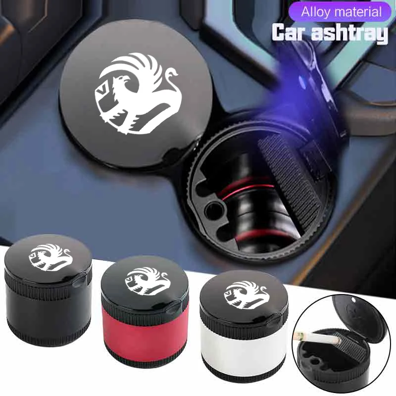 Universal Car LED Ashtray Container Cigar Ashtray Holder Interior Accessories For Vauxhall VXR Dokker Lodgy Logan Sandero