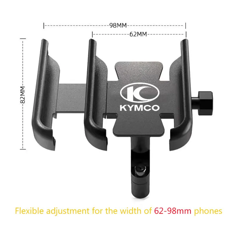 For KYMCO AK550 ST Xciting S400 i TCS DT X 360 125 350 CV3 Dink X125 X Town CT 125 Downtown 125 ABS Mobile Phone Stand Holder