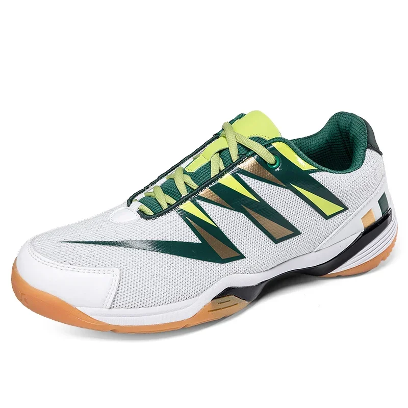 Chaussures de badminton professionnelles en maille pour hommes, baskets d'entraînement pour hommes, tennis de table en plein air, noir, bleu