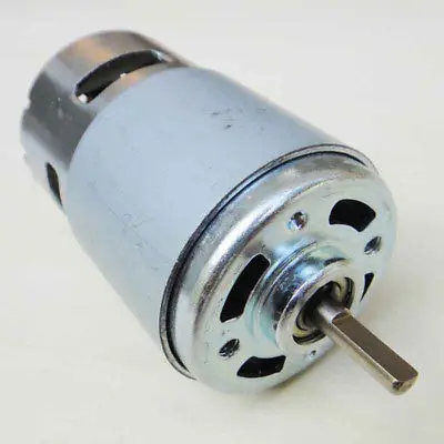 

1 шт. DC12V 4500 об/мин 775 Высокоскоростной двигатель постоянного тока с большим крутящим моментом, на шарикоподшипниках, с D-образным валом